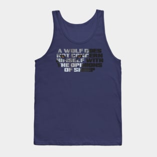 Wolf Quote Tank Top